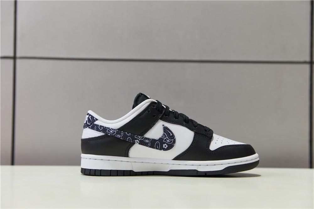 Pk God Nike Dunk Low Black Paisley retail materials ready to ship